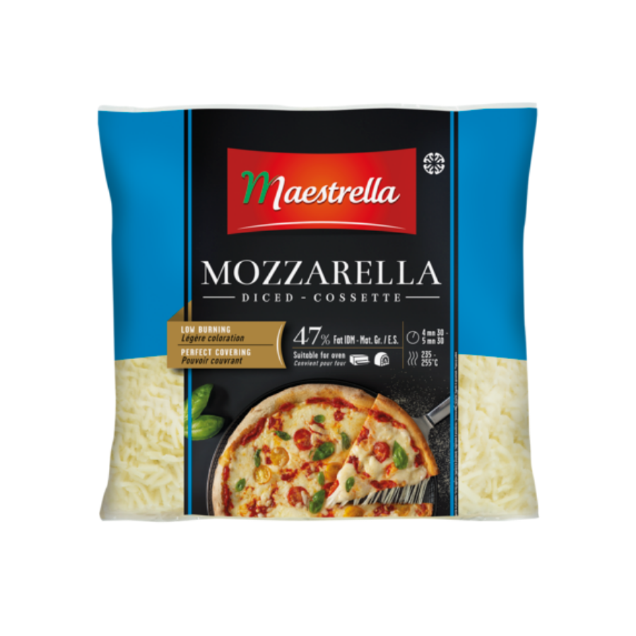 Phô Mai Pháp Mozzarella Hạt Lựu 2.5kg