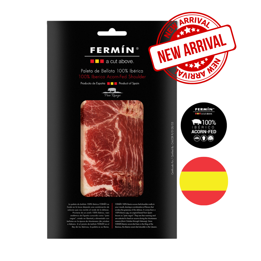  Vai Heo Iberico 100% Bellota Muối Cắt Lát Fermin 57gr 