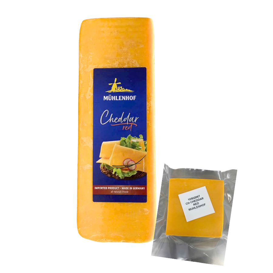 Phô Mai Cheddar Đỏ Cắt Lát Muhlenhof
