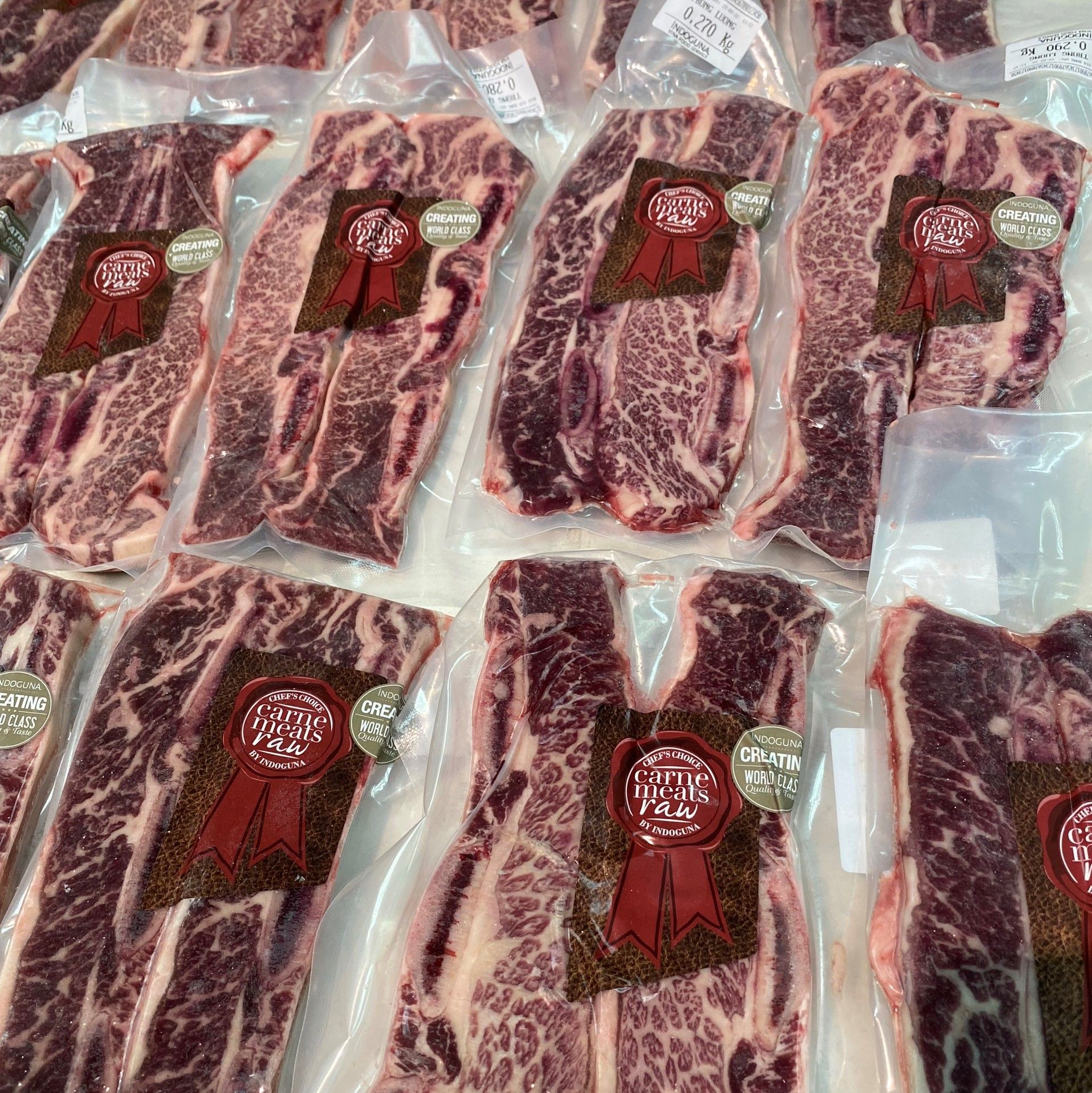 Sườn Bò Úc Có Xương Carne Meats Raw 1kg