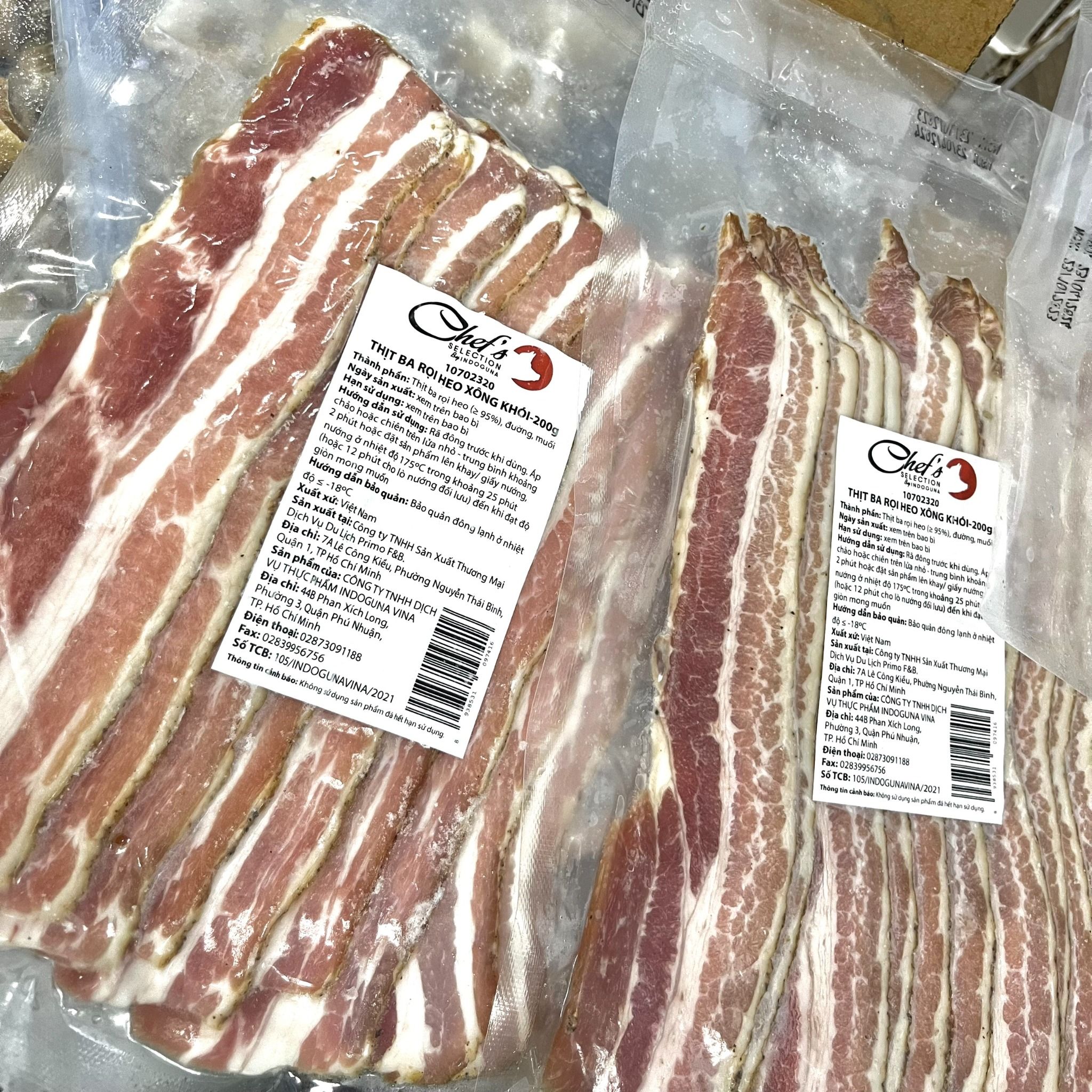 Thịt Ba Rọi Heo Xông Khói Chef's Selection 200g