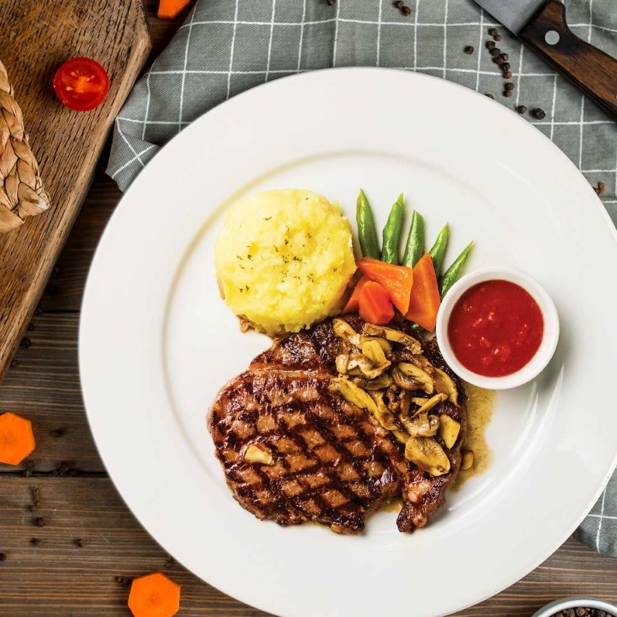 Steak Đầu Thăn Ngoại Bò Úc Carne Meats Raw