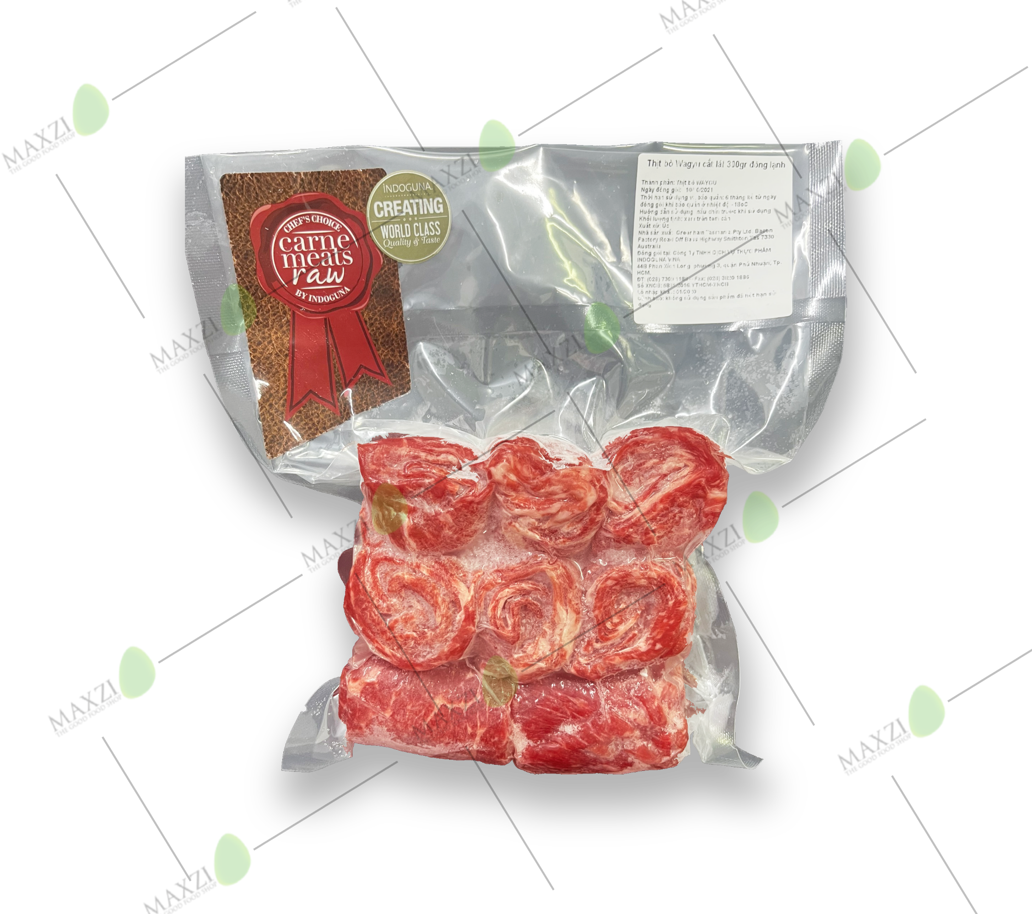  Thịt Bò Wagyu Carne Meats Raw Cắt Lát 350gr 