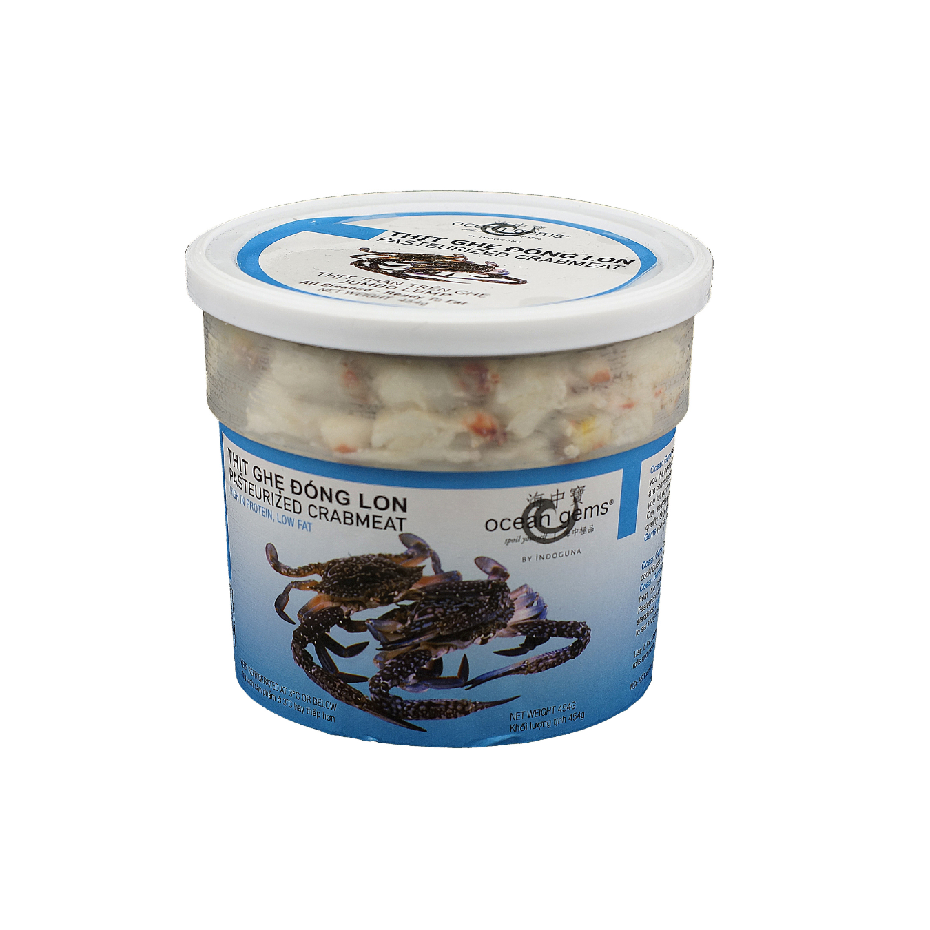 Thịt Thân Ghẹ Đặc Biệt Ocean Gems Đóng Hộp 454g