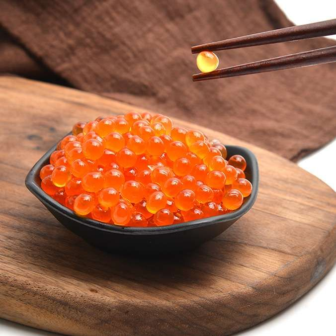 Trứng Cá Hồi Nhật Ikura Ocean Gems Đông Lạnh 250g