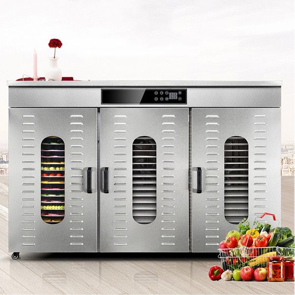 Máy Sấy Hoa Quả Lạnh 60 khay Inox 304