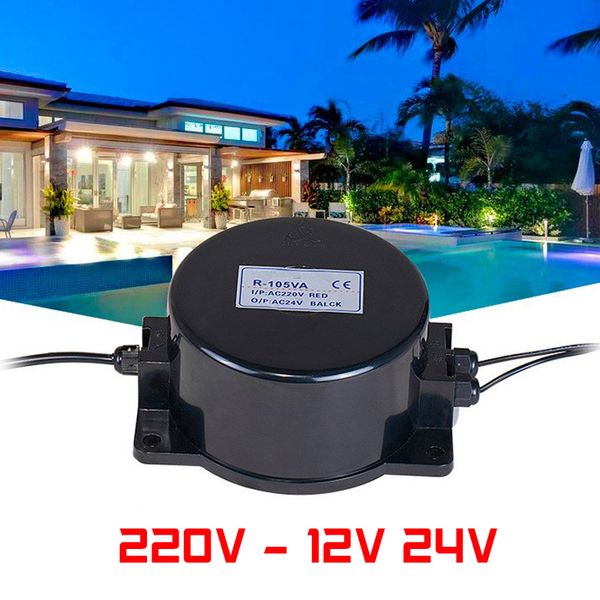 Biến Áp Chuyển Đổi Nguồn Dùng Cho Đèn Âm Nước IP68 12V 24V Công Suất 60W-1000W