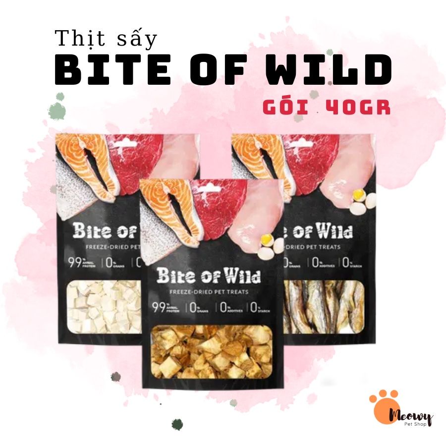 Thịt sấy khô Bite Of Wild dành cho mèo mọi lứa tuổi