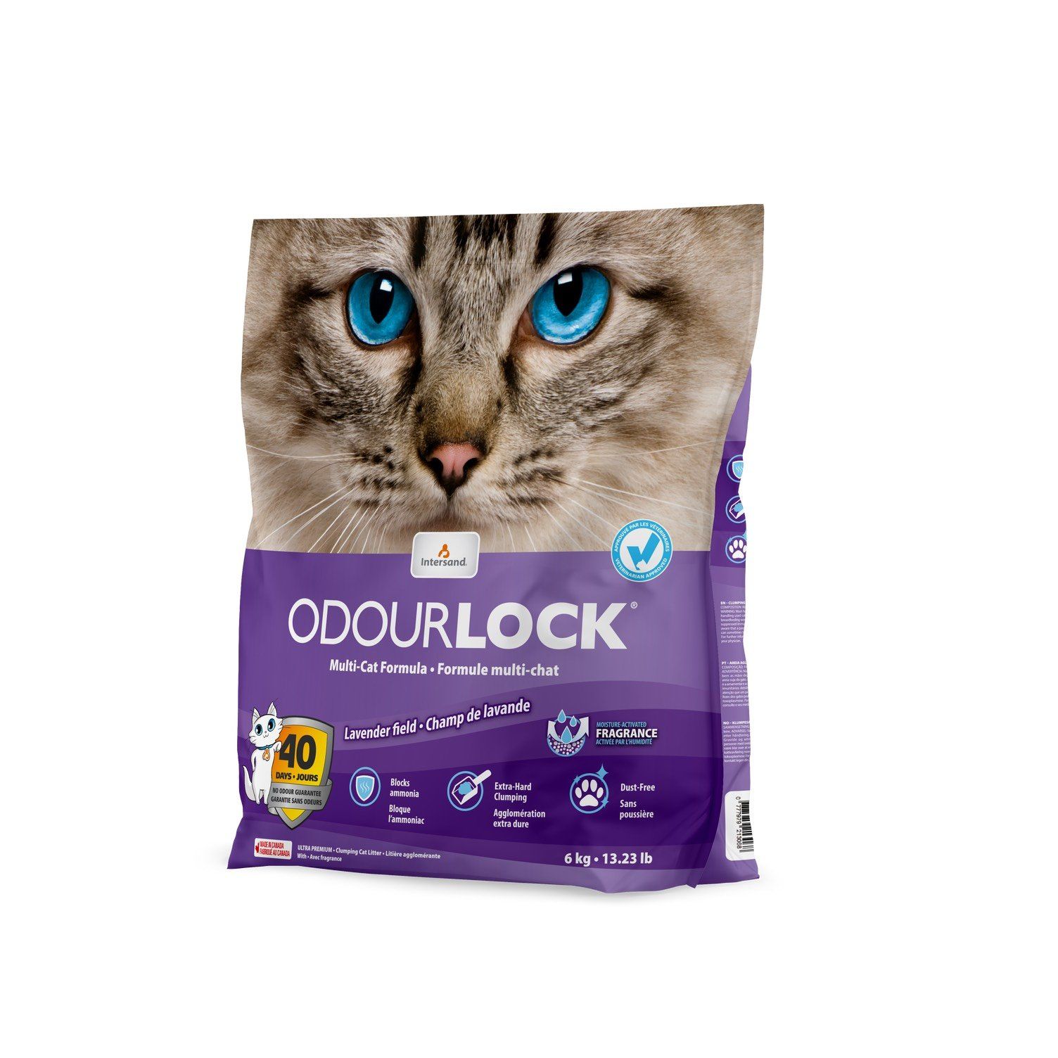 Cát Vệ Sinh Cao Cấp Cho Mèo Odourlock - 6KG