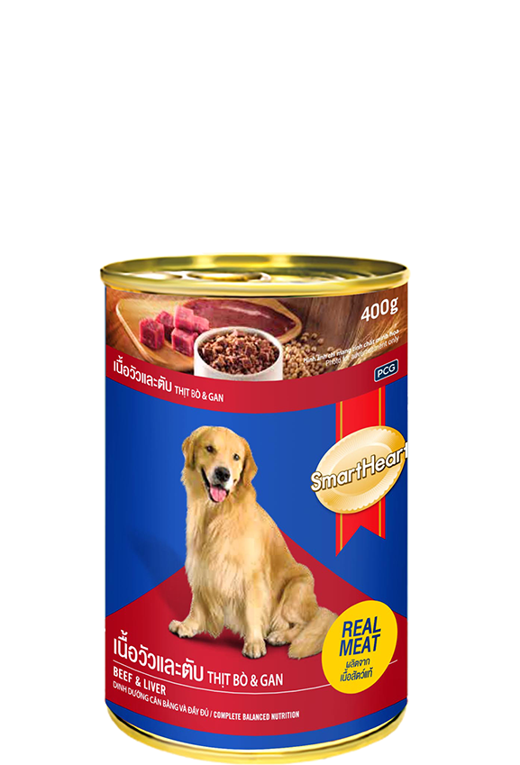 Pate dinh dưỡng cho chó SmartHeart lon 400gr