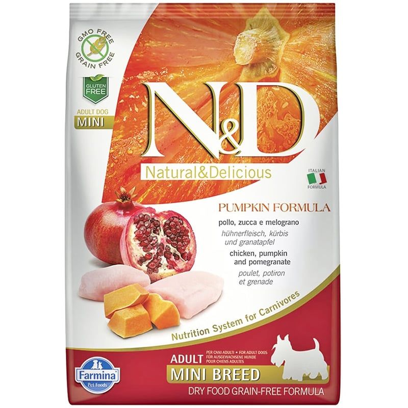 Hạt N&D Grain Free Pumpkin cho chó 2.5KG