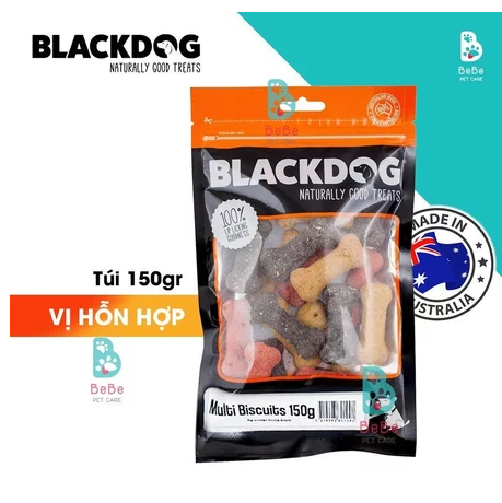 Bánh Quy Úc BLACKDOG Hình Khúc Xương cho Chó Mọi Lứa Tuổi