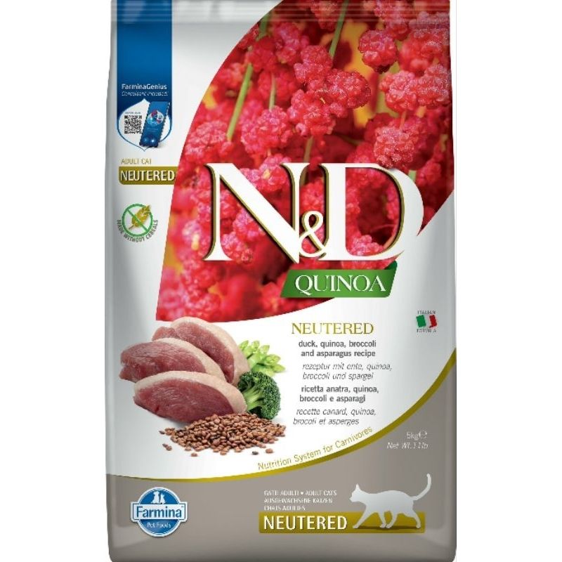 Hạt N&D Quinoa Neutered cho mèo 1.5KG
