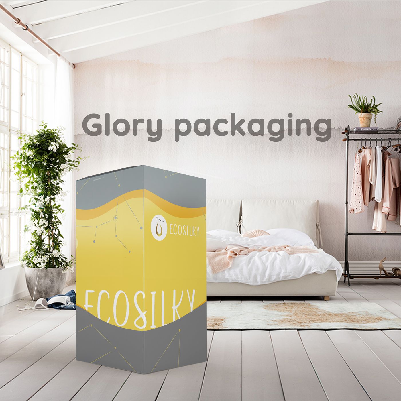 Thùng carton cho sản phẩm nệm gối bồi couche in offset sắc nét