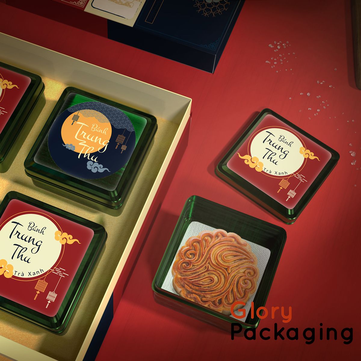 Hộp quà tặng bánh trung thu 2021 - Tết đoàn viên