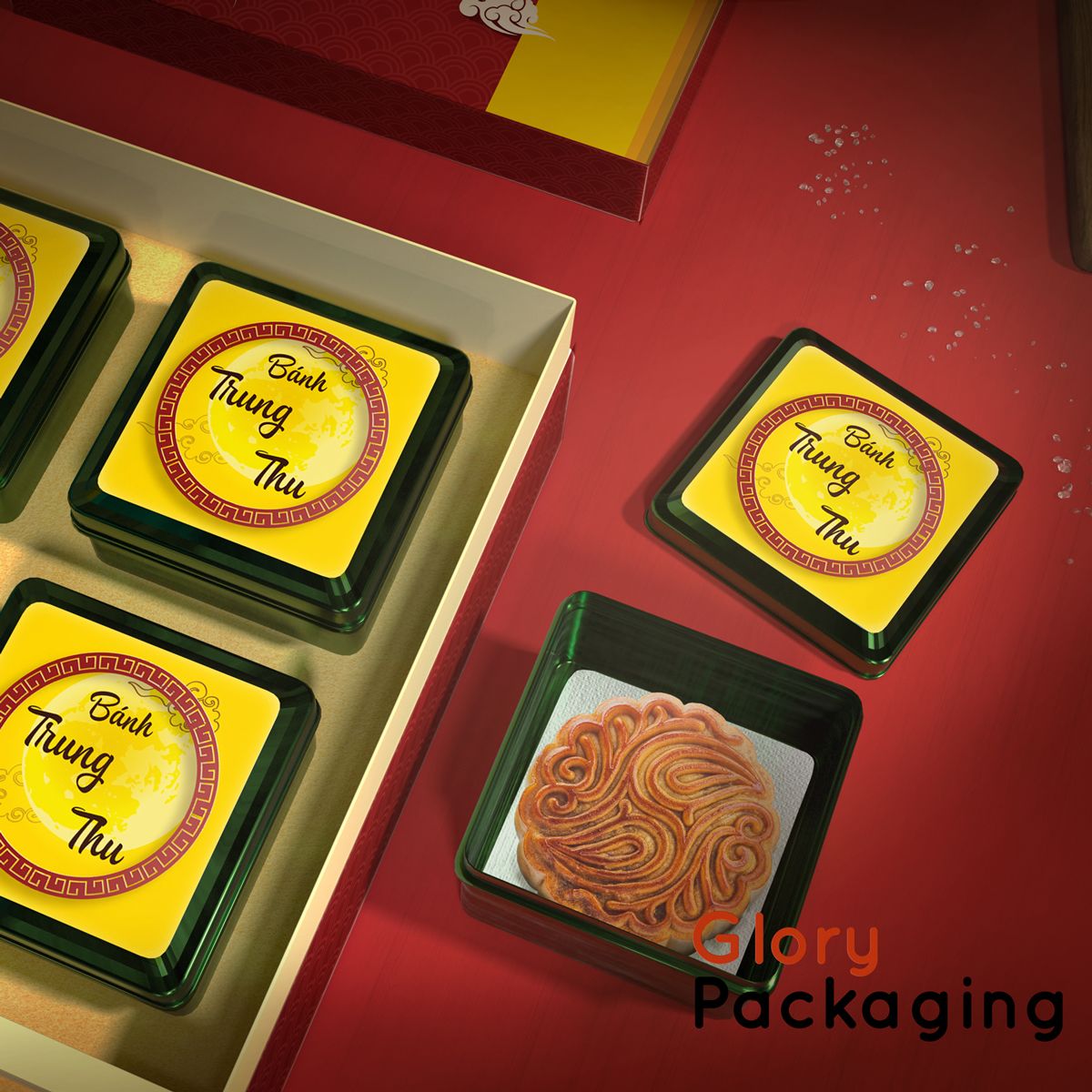 Hộp quà tặng bánh trung thu 2021 - Trăng tròn Trung Thu
