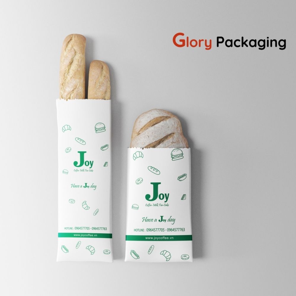 Bao giấy đựng bánh mì bánh ngọt thực phẩm