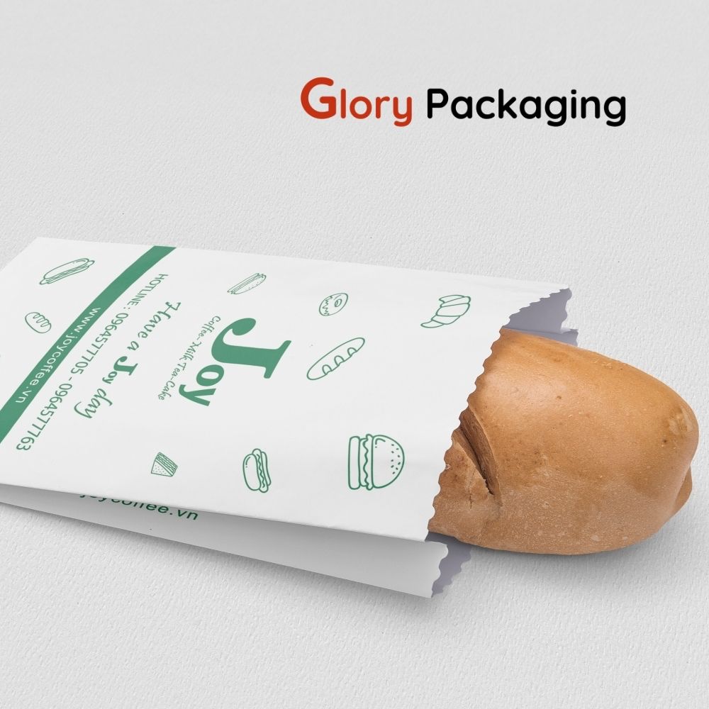 Bao giấy đựng bánh mì bánh ngọt thực phẩm