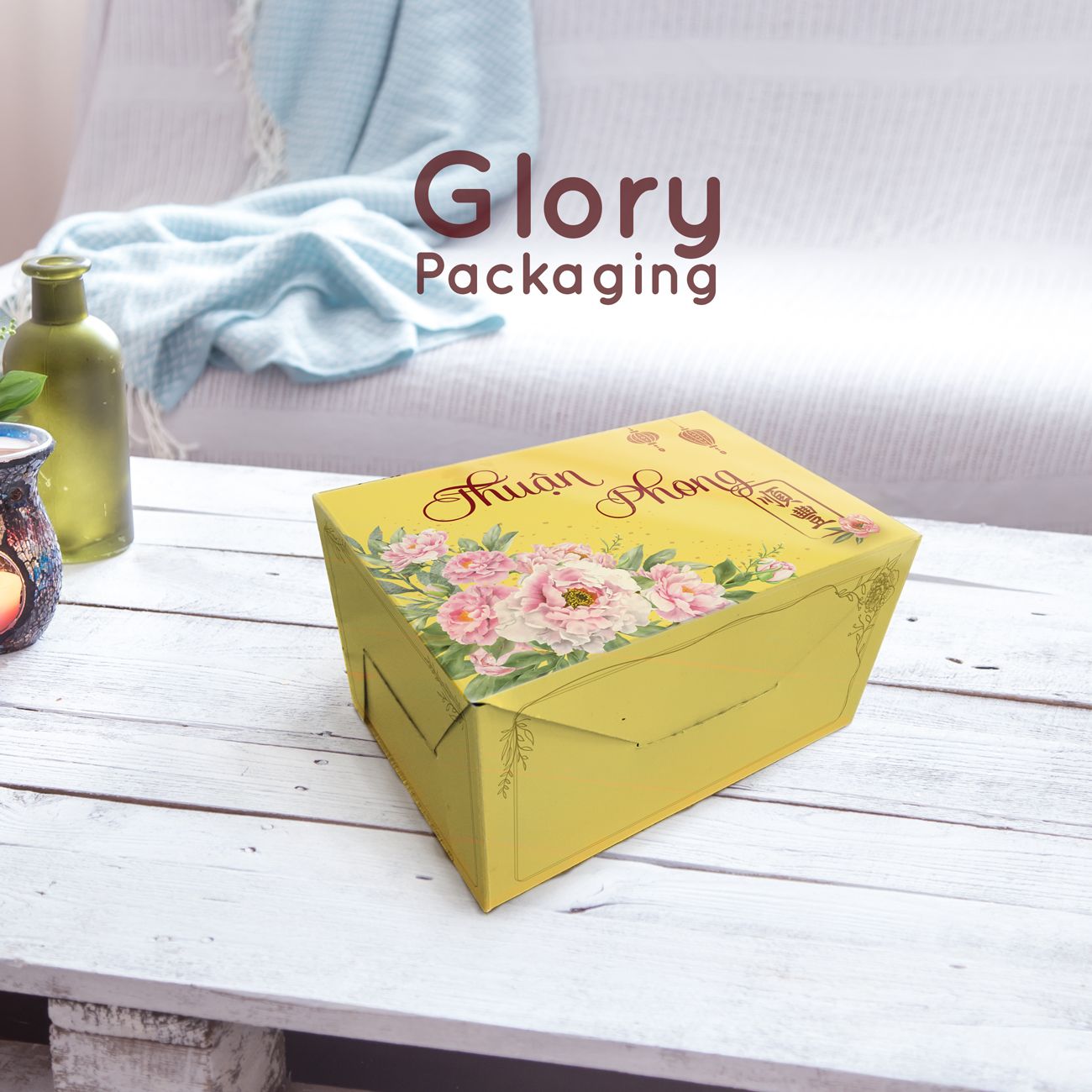 Hộp mềm có thể gấp xếp gọn nhẹ dành cho bao bì thực phẩm bánh ngọt