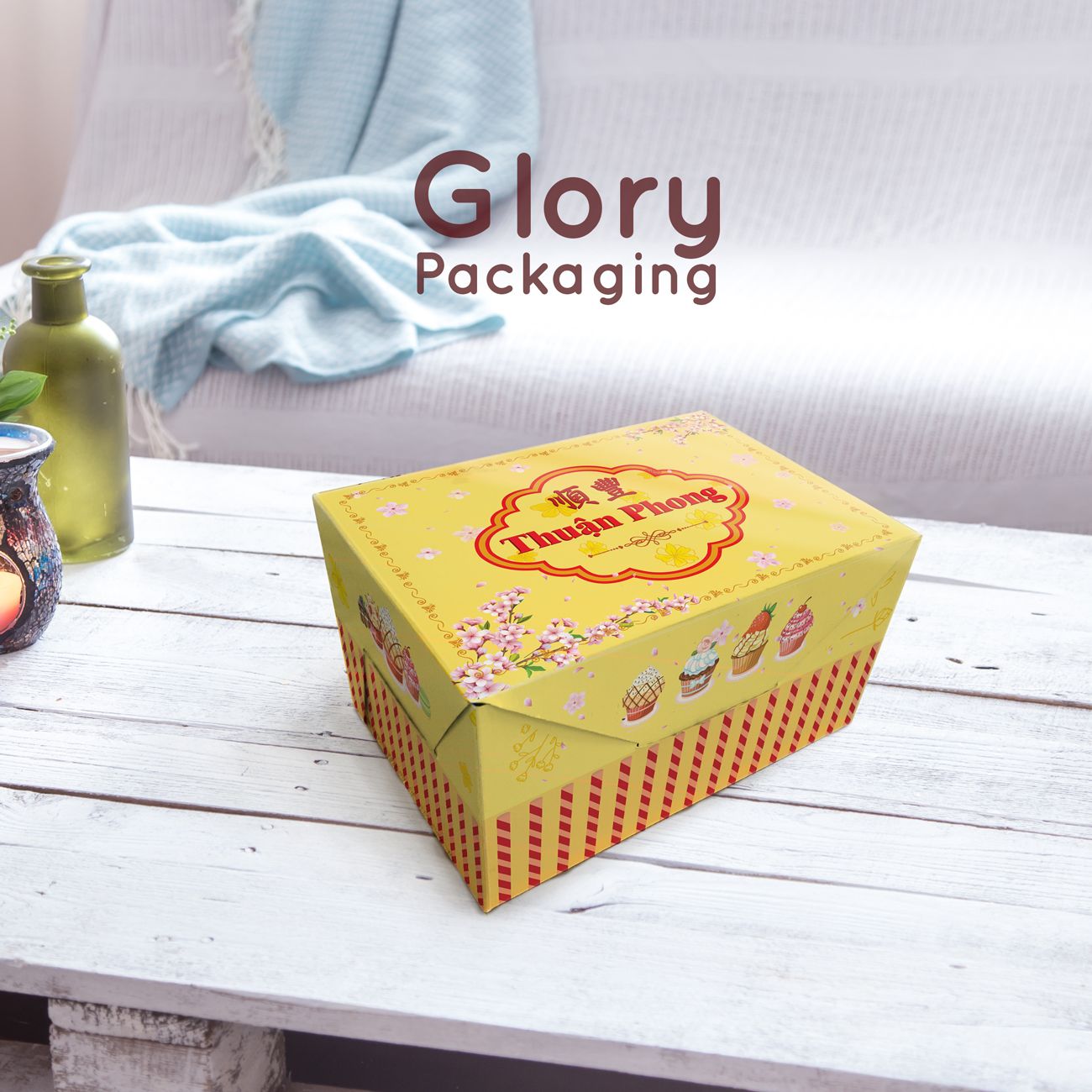 Hộp mềm in offset cho bao bì thực phẩm bánh ngọt