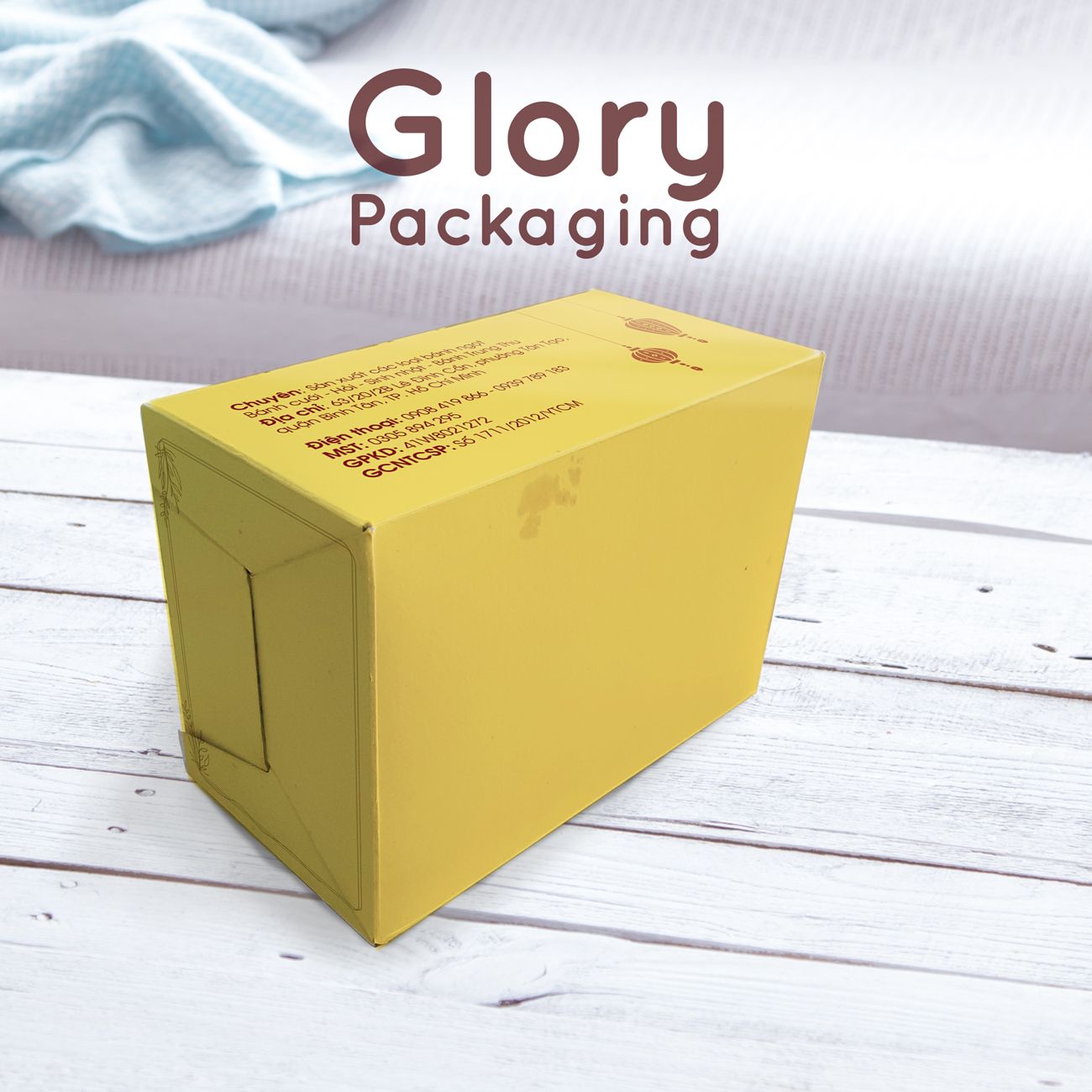 Hộp mềm có thể gấp xếp gọn nhẹ dành cho bao bì thực phẩm bánh ngọt