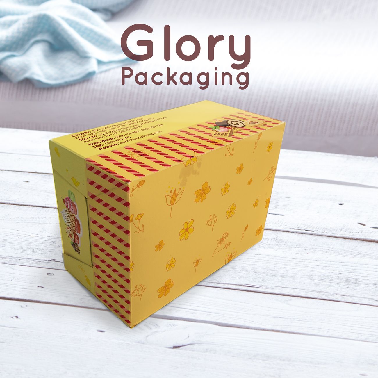 Hộp mềm in offset cho bao bì thực phẩm bánh ngọt