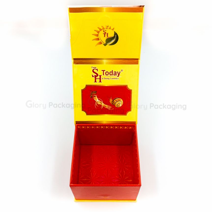 Hộp giấy cứng nắp nam châm hình vuông