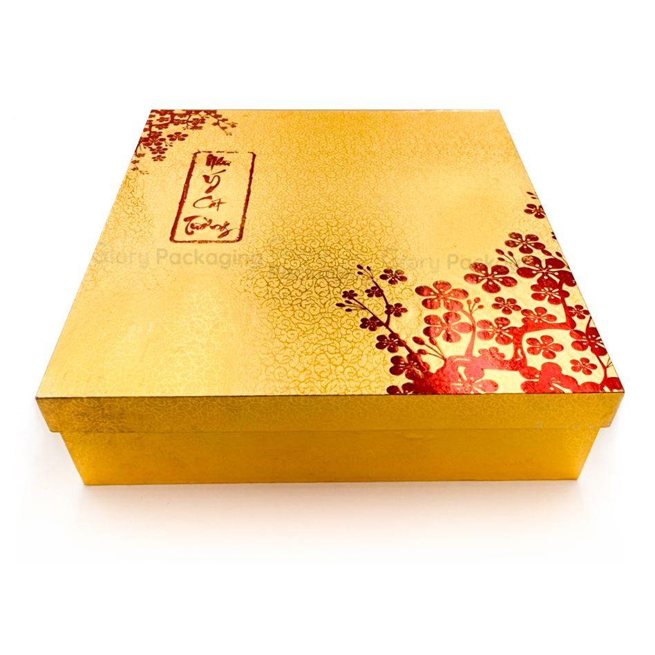 Hộp cứng set quà tặng Tết nắp âm dương