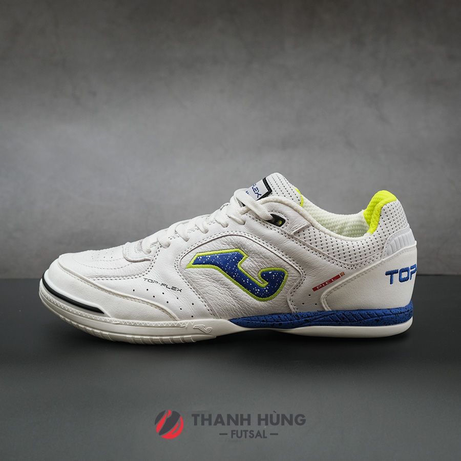JOMA TOP FLEX LEATHER IN 2342 - TRẮNG/XANH