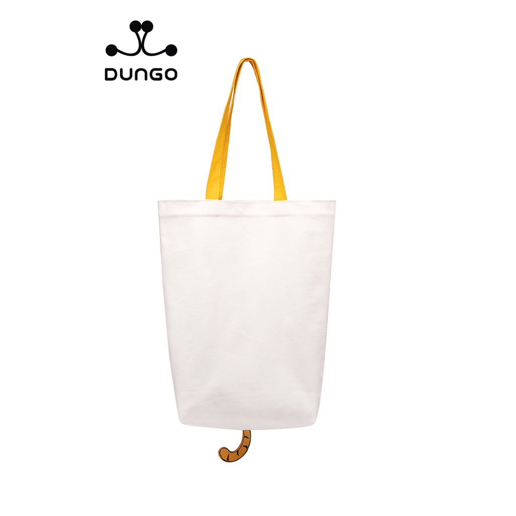 Túi Tote Canvas In Hổ Vàng JUST STAR JU110391-03