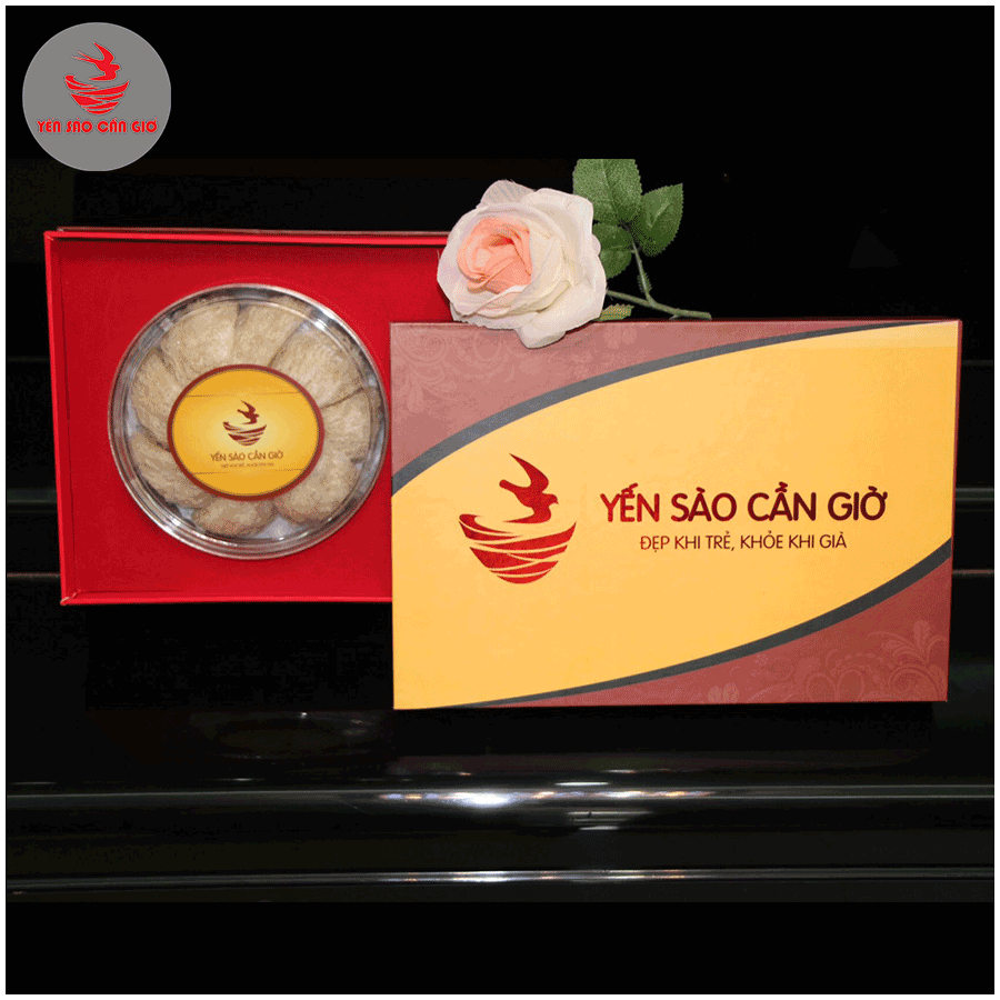 Yến Sào Cần Giờ - Yến Tinh Chế Hộp Giấy Loại 1 - 50 GR