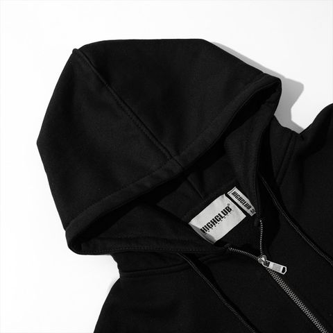  BASIC HOODIE BOXY ZIP 