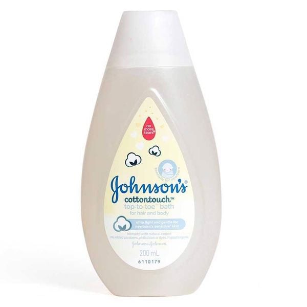 Sữa Tắm Gội Toàn Thân Johnson's Baby Cottontouch Top To Toe 200ml