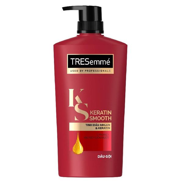 Dầu Gội TRESemmé Keratin Smooth Tinh Dầu Argan Và Keratin Vào Nếp Suôn Mượt 640g