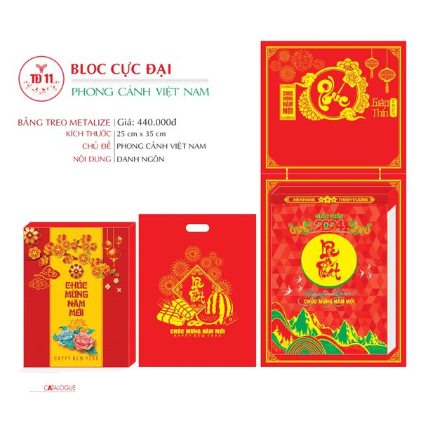 Lịch 2024 - Bloc Cực Đại - Phong Cảnh Việt Nam - TĐ11