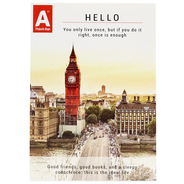 Tập Vở Sinh Viên Thành Đạt 200 Trang