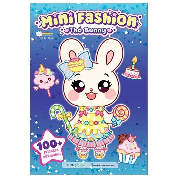 Mini Fashion - Thỏ Bunny (100+ Stickers Dễ Thương) - Sách Bóc Dán Sticker Cho Bé Gái