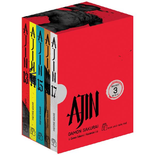 Ajin - Boxset 3: Tập 13 - 17 (Tặng Kèm Bookmark)