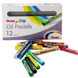 Bộ Màu Sáp Dầu PENTEL Arts Oil Pastels (12 Màu)