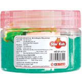 Cát Động Lực Star Kids 250gr và Khuôn (Màu Xanh Lá) K-314