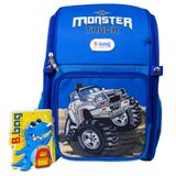 Ba Lô Chống Gù Adventure Box-Monster Truck B-12-112 Xanh Đậm