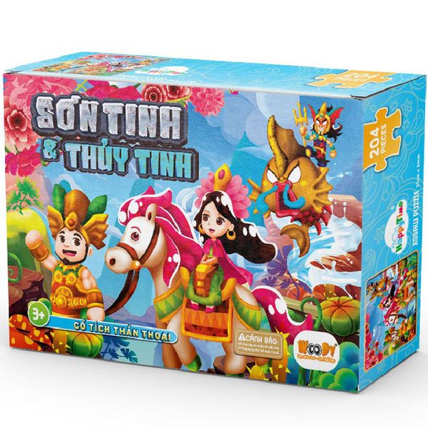 Puzzle Xếp Hình Sơn Tinh Thuỷ Tinh Woody