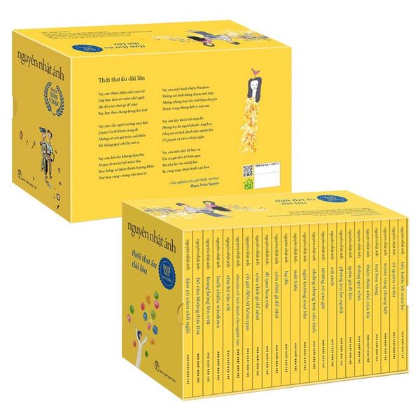 NGUYỄN NHẬT ÁNH 7冊セット Boxset 24 Cuốn - Thời Thơ Ấu Dài Lâu (Phiên Bản Boxset Xanh