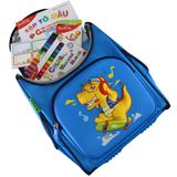 Ba Lô Chống Gù Genius Box F2-Dinosaur B-12-109 Xanh Đậm