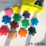 Sáp màu siêu sạch Classmate 12 màu CL-CS102