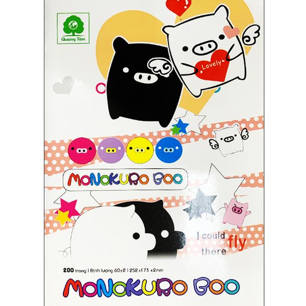 Tập Vở Sinh Viên 200 Trang Quang Tâm 60Gsm