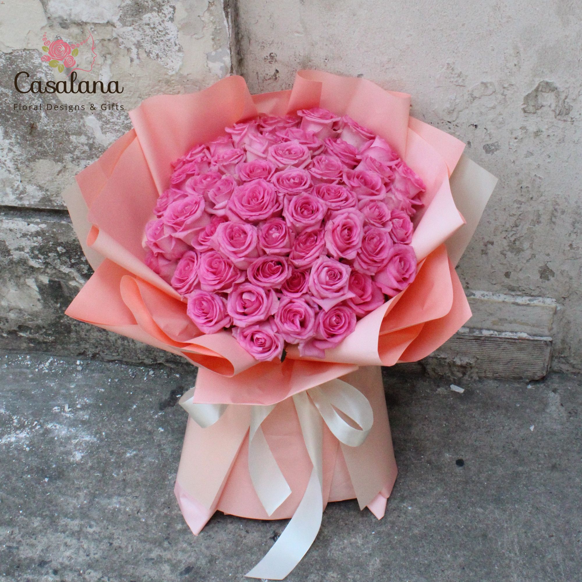 Bó Full Rose (Hồng sen)