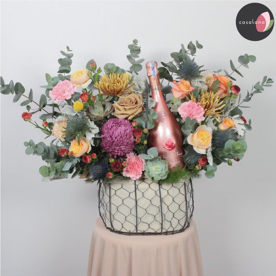 Set lẳng hoa và rượu 04