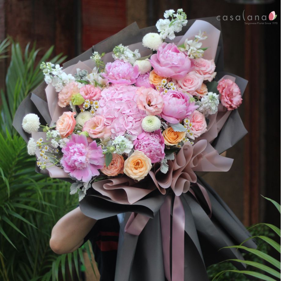 Bó mẫu đơn Peony Lovely Luxury
