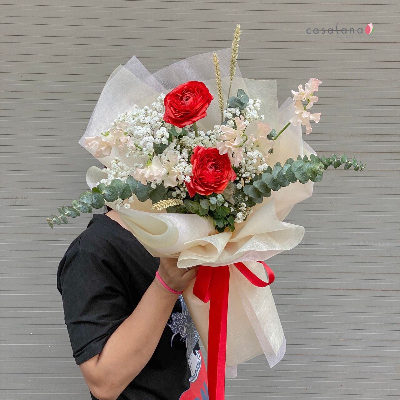 Bó hoa Mao Lương Mix Đậu Thơm Nhật